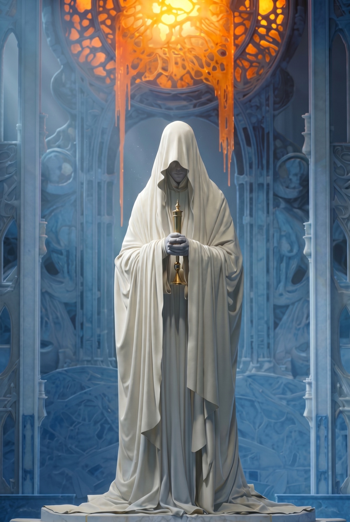 The White Oracle descending